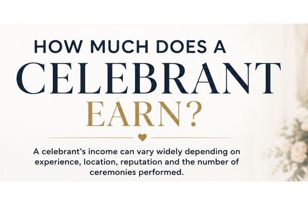 How much does a celebrant earn